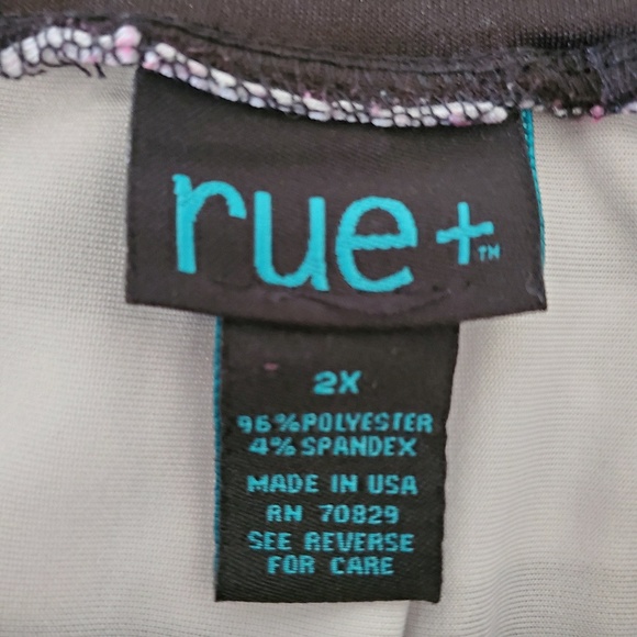 Rue 21 Rue Plus Flora Striped Skirt 2X - Picture 2 of 3